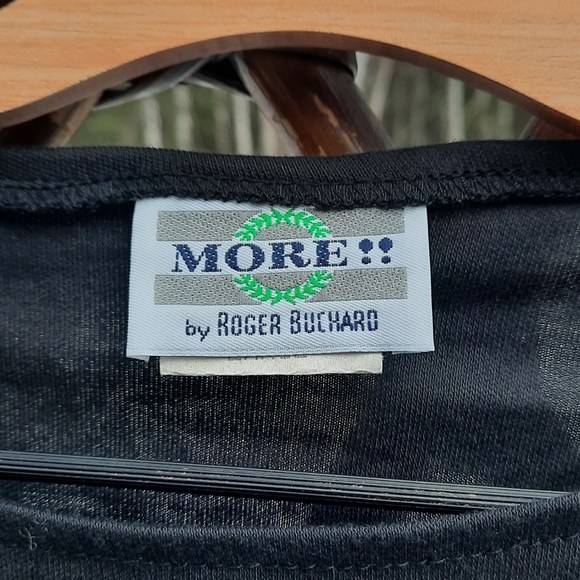 🆕️ Vintage 80s More by Roger Buchard black Skirt Set - Picture 6 of 16